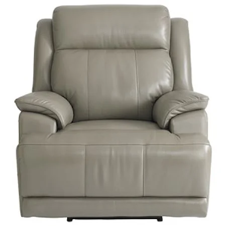 Casual Power Lay-Flat Recliner with Power Headrest and Lumbar